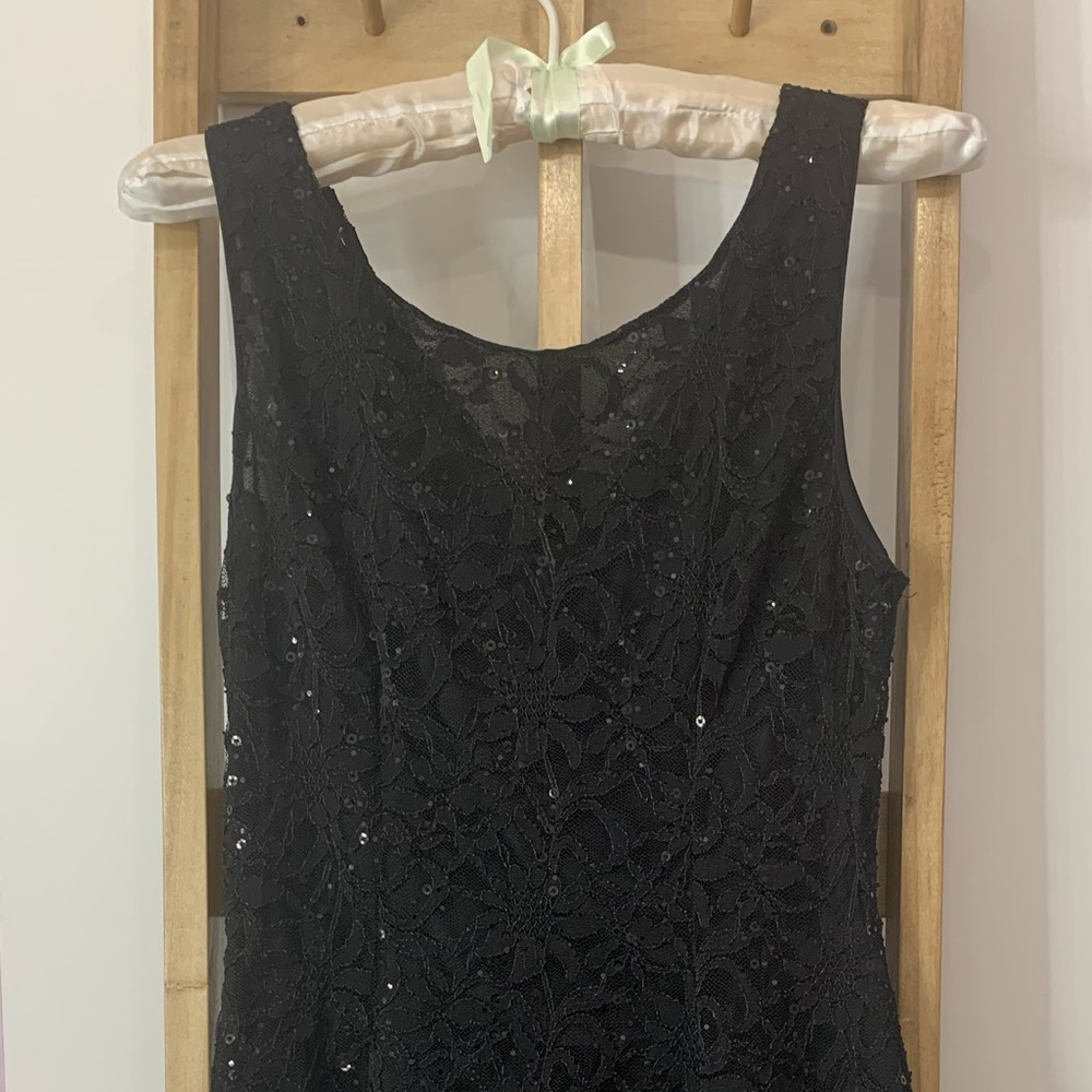 Party black sparkly dress